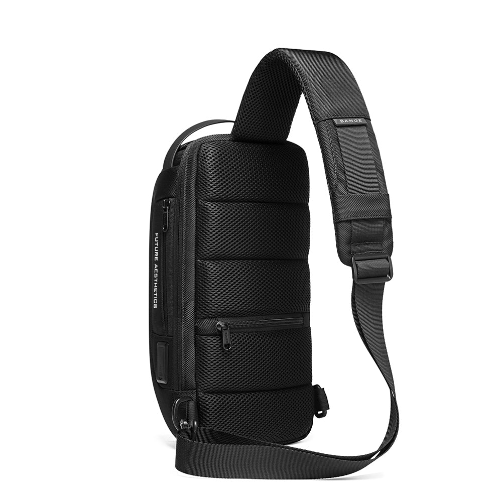 Bange Multifunctional Waterproof Sling Bag With Usb Charging Bg 22085 Blue