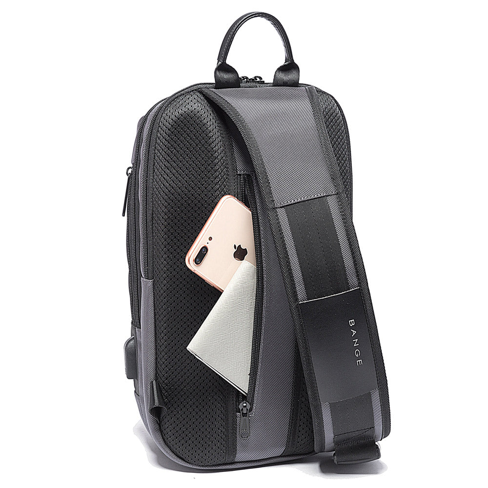 Bange 7082 – Compact Crossbody Bag (Black)