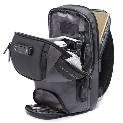 Bange BG 7082 – Chest Crossbody Bag (Black)