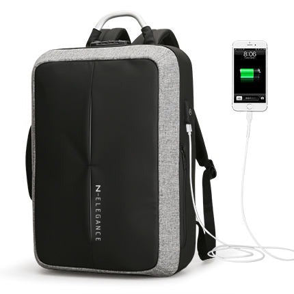 N-Elegance NMR-Grey – 17" Laptop Backpack (Grey)