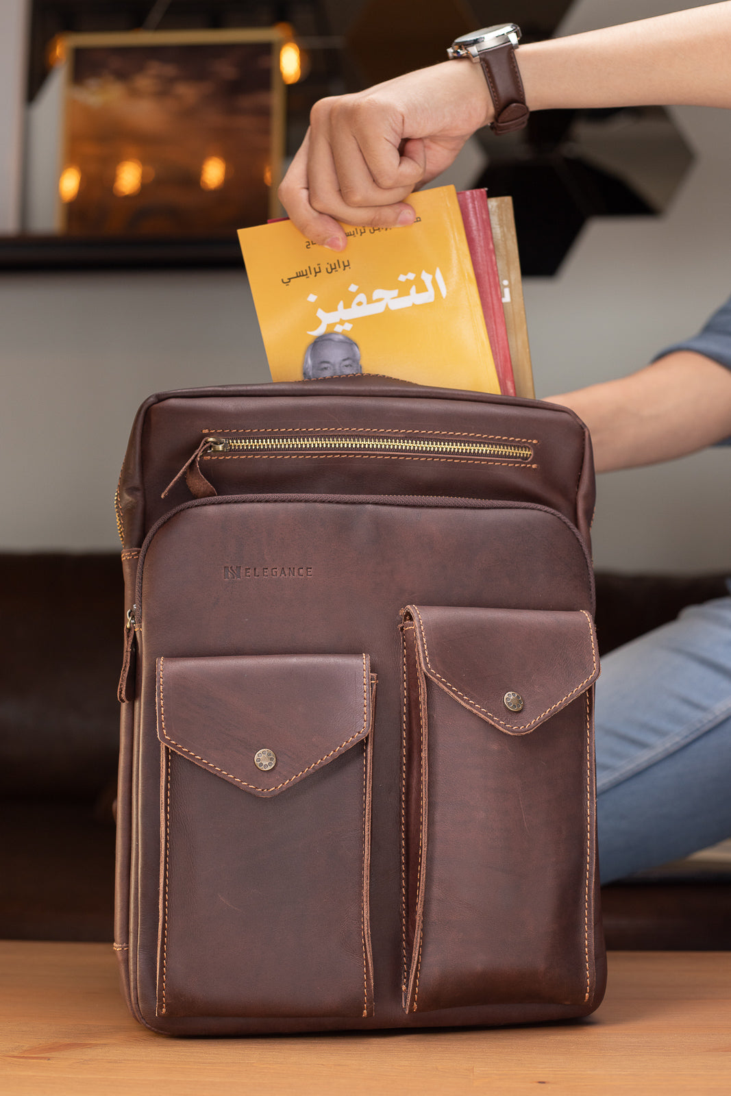N-Elegance NEL-B01 – Handbag (Brown)