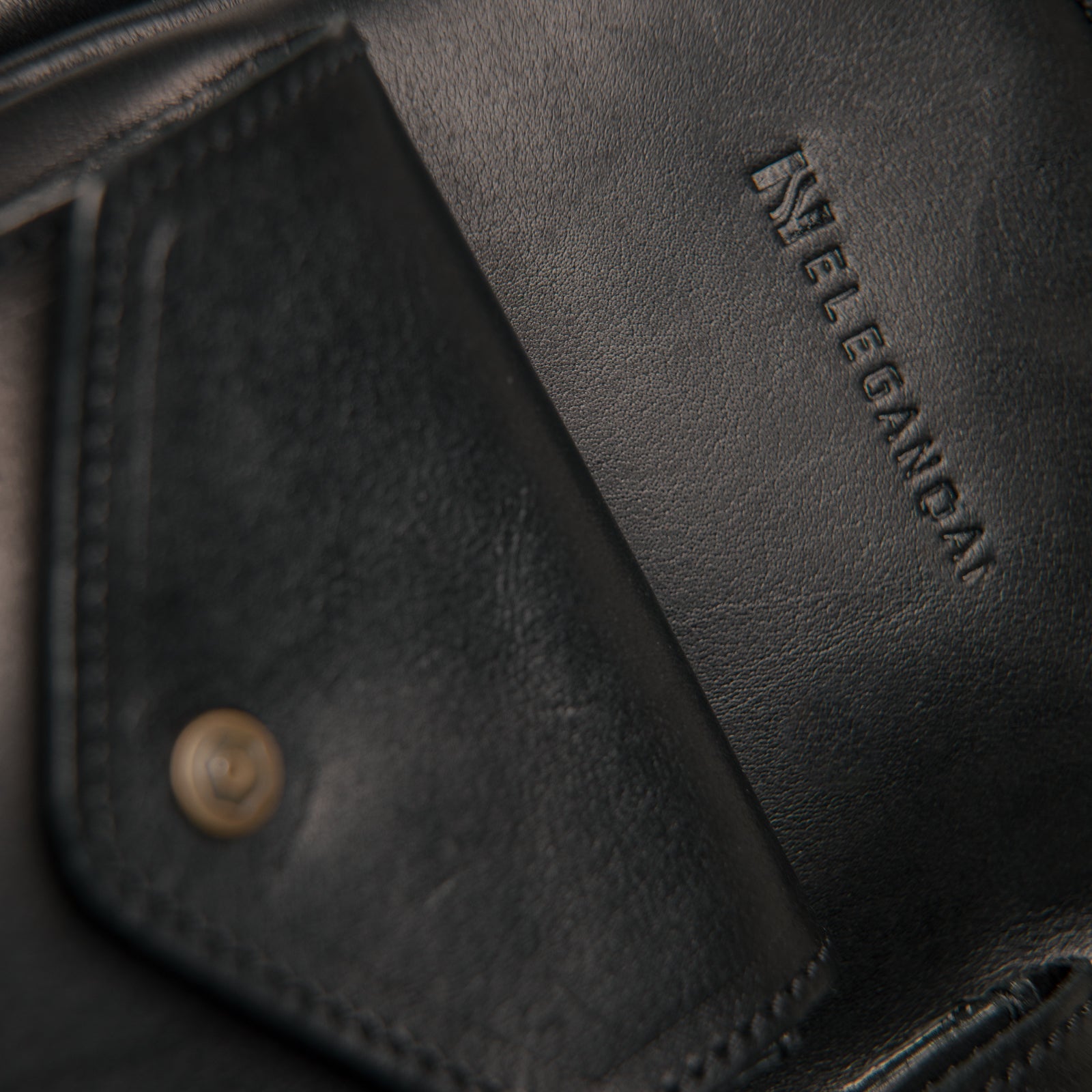 N-Elegance Backpack Genuine Leather 100% For Men 15 Inch Laptop Daypack Leather Bag Black