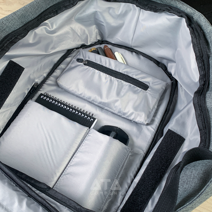 15.6-Inch 017 – Laptop Backpack (Grey)