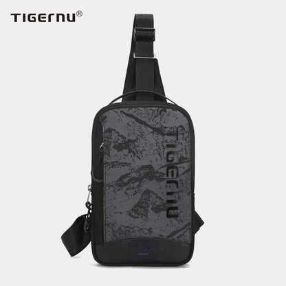 Tigernu T-S8189 camouflage – Sling Crossbody Bag (Black)