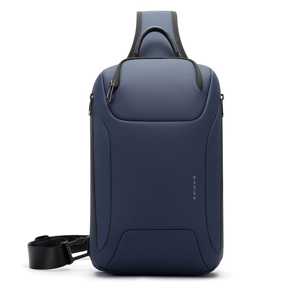 Bange 8031 – Multifunctional Waterproof Anti-theft Men's Sling Shoulder Bag (Blue)
