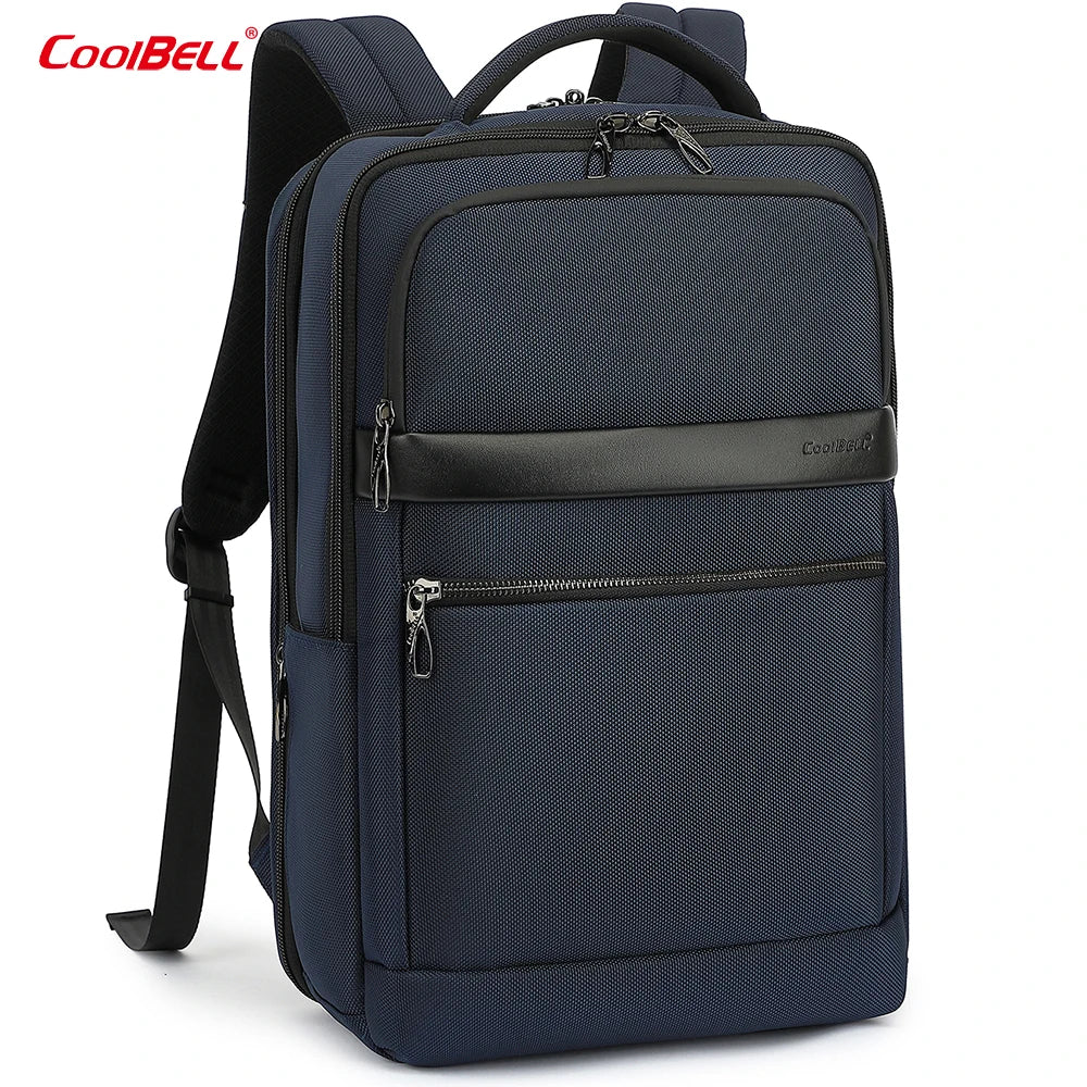Men 20 L Waterproof Backpack For 15.6 inch Laptop With USB Charging Port/Shockprof Compartment ,180° Opening& Closing  CB-8281 Blue