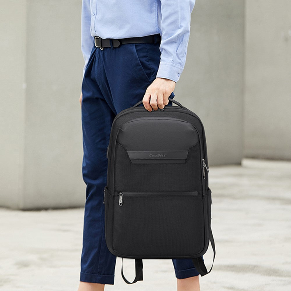 COOLBELL Men Laptop Backpack Dry Wet Separation College Student Bag Large Capacity Travel Backpack CB-8307