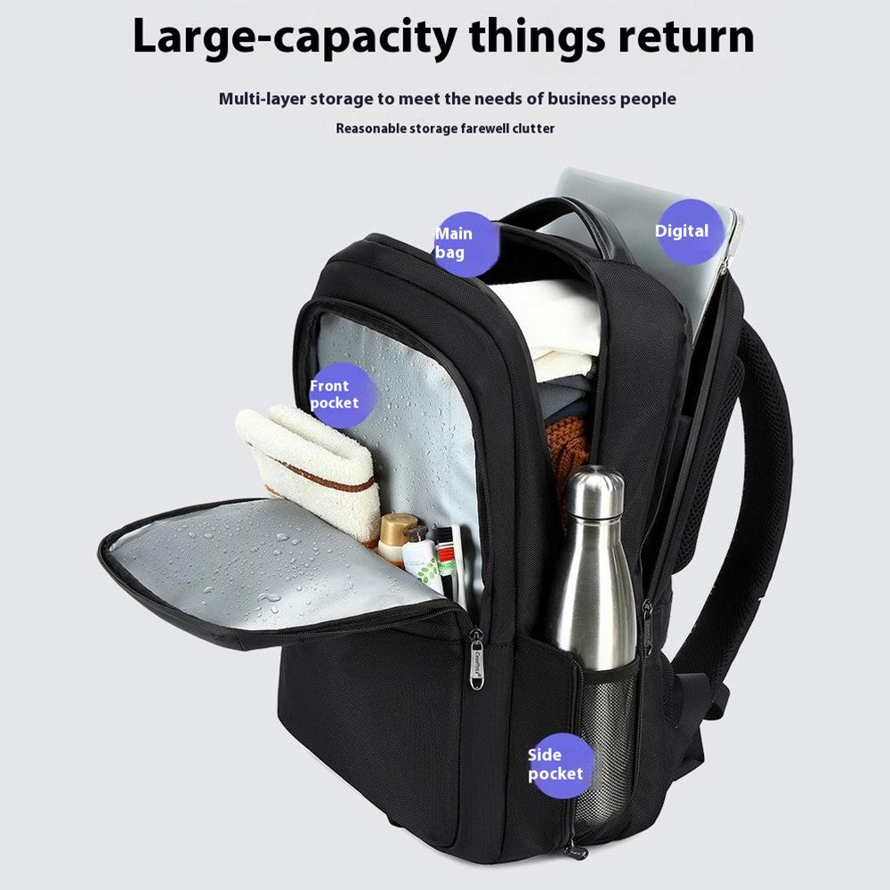 COOLBELL Men Laptop Backpack Dry Wet Separation College Student Bag Large Capacity Travel Backpack CB-8307