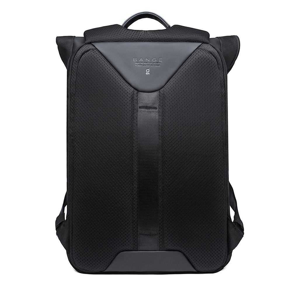 Bange Water Resistant 30 L Polyester Anti Theft Foldable 15.6 Inch Travel Laptop Backpack Black