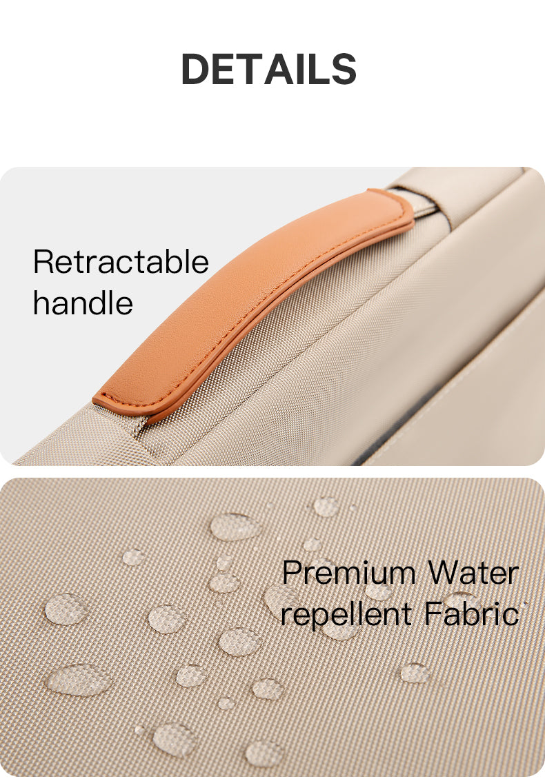 Bange 6802D New Protective Water Resistant 15Inch Laptop Sleeve With Handle Navy