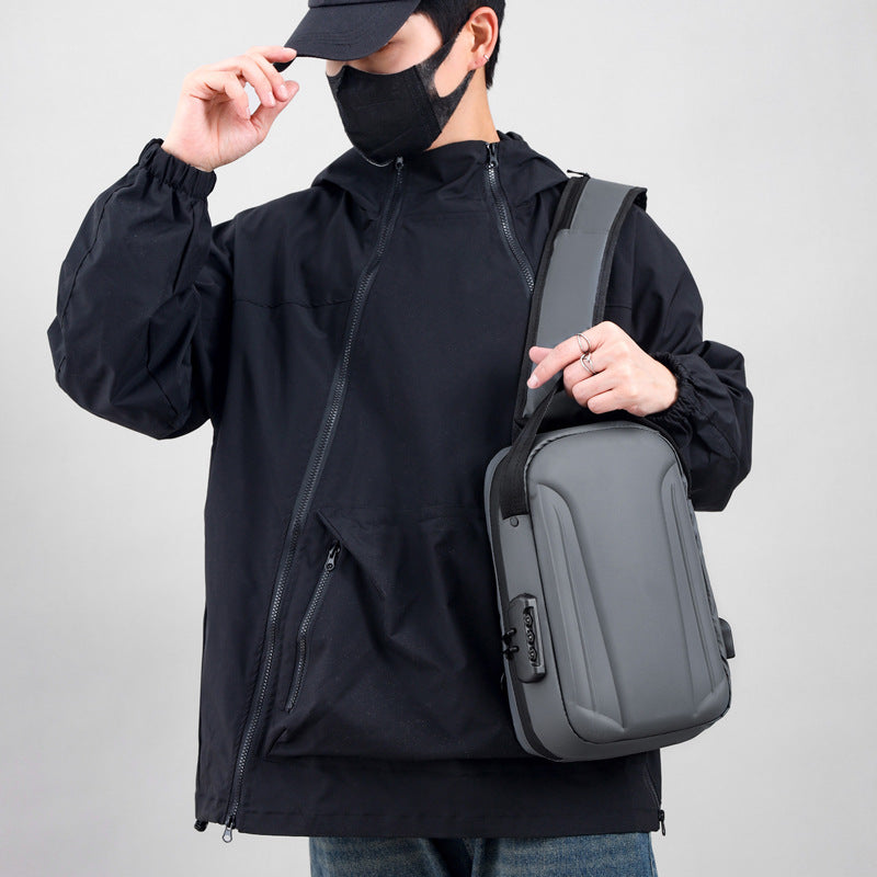 Crossbody Sling Chest Daypack Original High Quality Bag 8881 - Grey