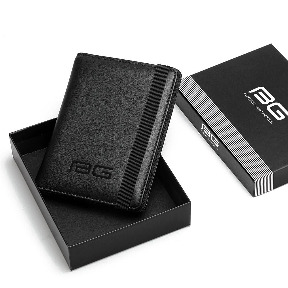 Fashion Business Passport Covers Wallets And Card Holders Leather Black