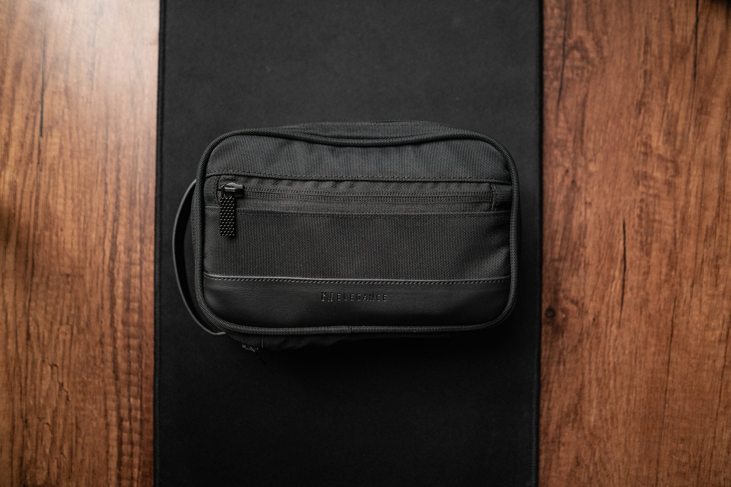 Fashion Men'S Hand Bag Business Pu Messenger Multi-Pocket - Black