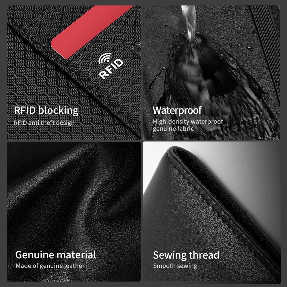 Fashion Business Passport Covers Wallets And Card Holders Leather Black