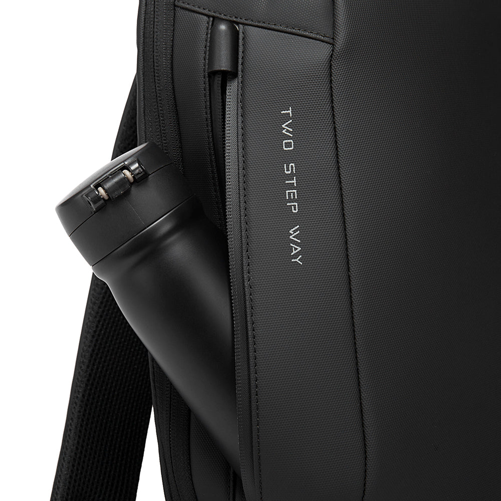 Bange 7225 Waterproof Unisex Travel Laptop Backpack With Usb Charging Black 15.6 Inch Grey