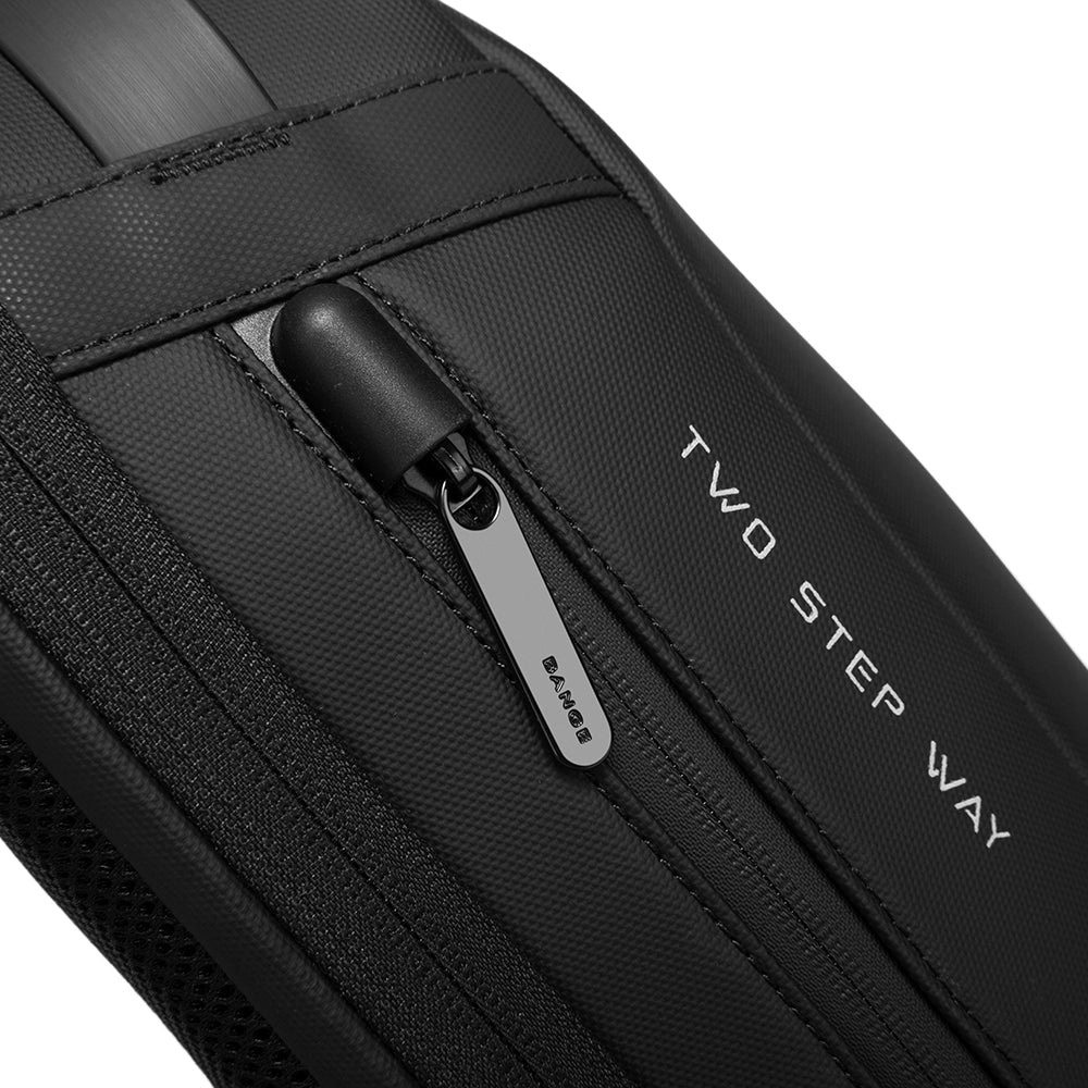 Bange 7225 Waterproof Unisex Travel Laptop Backpack With Usb Charging Black 15.6 Inch Grey