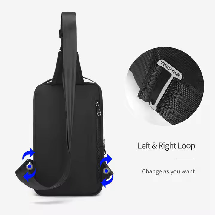 Tigernu Waterproof Crossbody Sling Shoulder Bag Model T-S8189 Camouflage Black