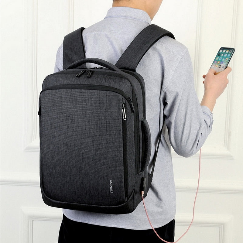 Meinaili 023 – 15.6" Laptop Backpack (Black)