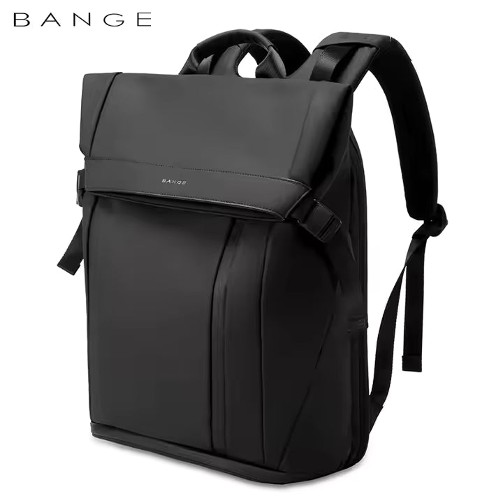 Bange Waterproof Polyester Unisex Anti Theft Backpacks Laptop Model 7700 Black