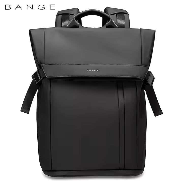 Bange Waterproof Polyester Unisex Anti Theft Backpacks Laptop Model 7700 Black