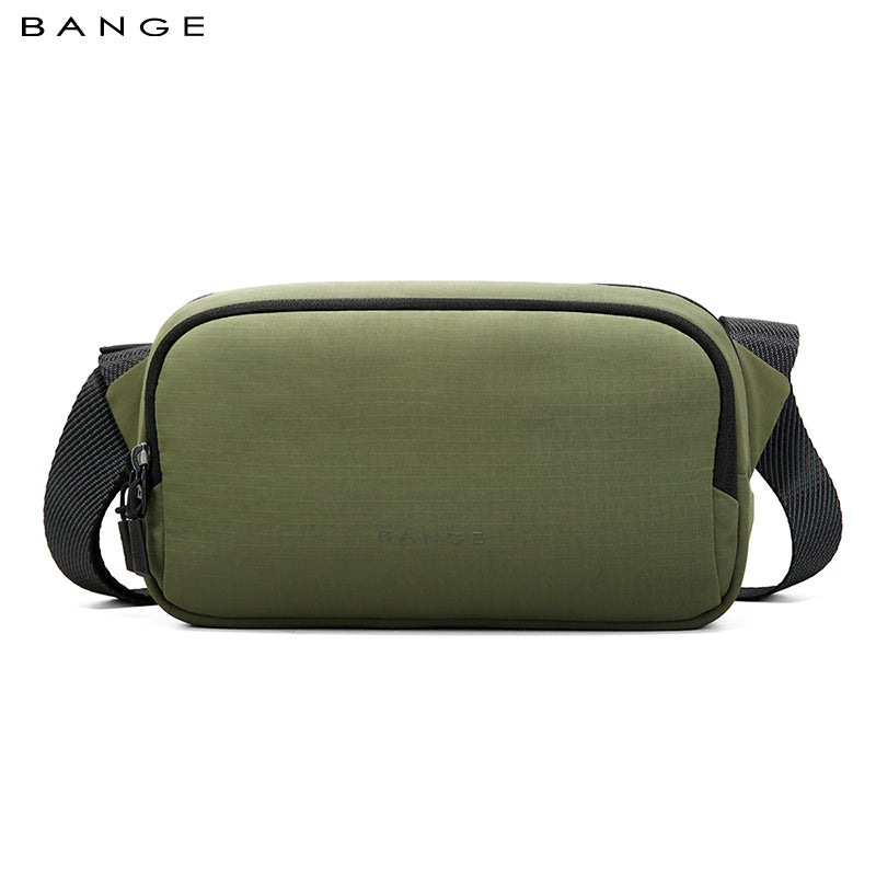 BANGE New Daily Unisex Wholesale Lightweight Cheap Waterproof Custom Men Crossbody Messenger Bag 3097 Green