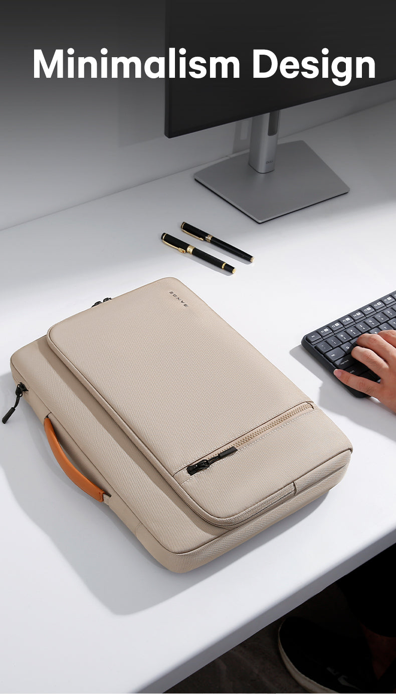 Bange 6802D New Protective Water Resistant 15Inch Laptop Sleeve With Handle Navy