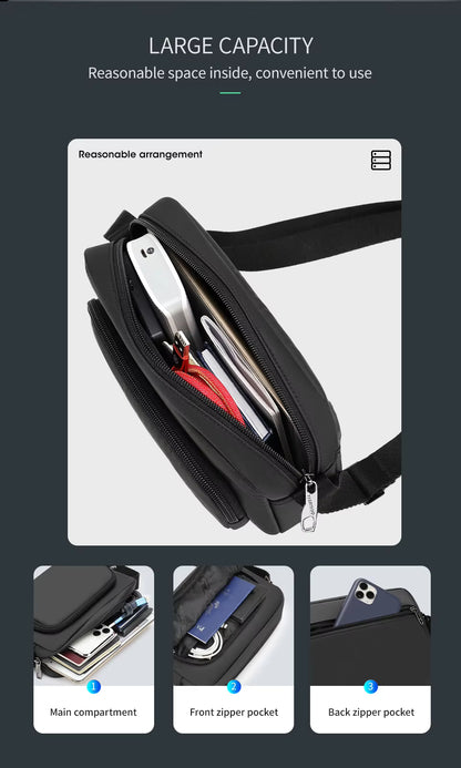 Tigernu T-S8136 Dark – Sling Crossbody Bag (Blue)