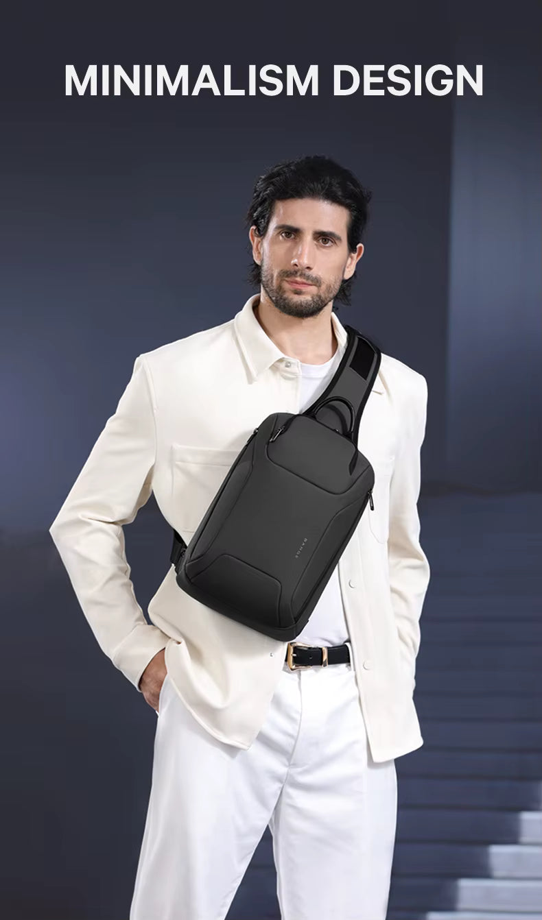 Bange Multifunctional Waterproof Sling Shoulder Men Bag Bg 8031 Black