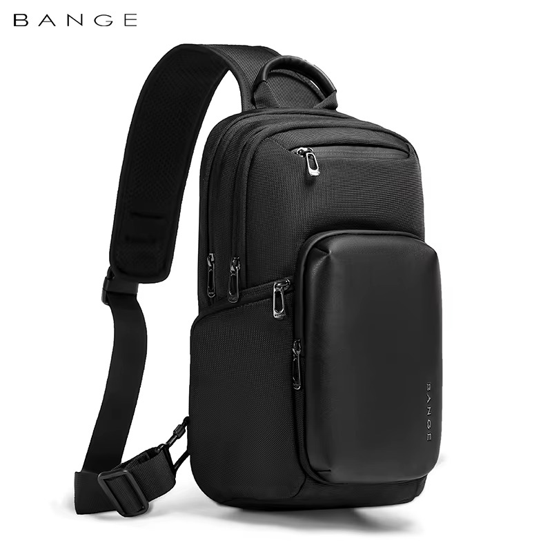 Bange 7718 – Waterproof Anti-theft Shoulder Crossbody Sling Bag (Black)