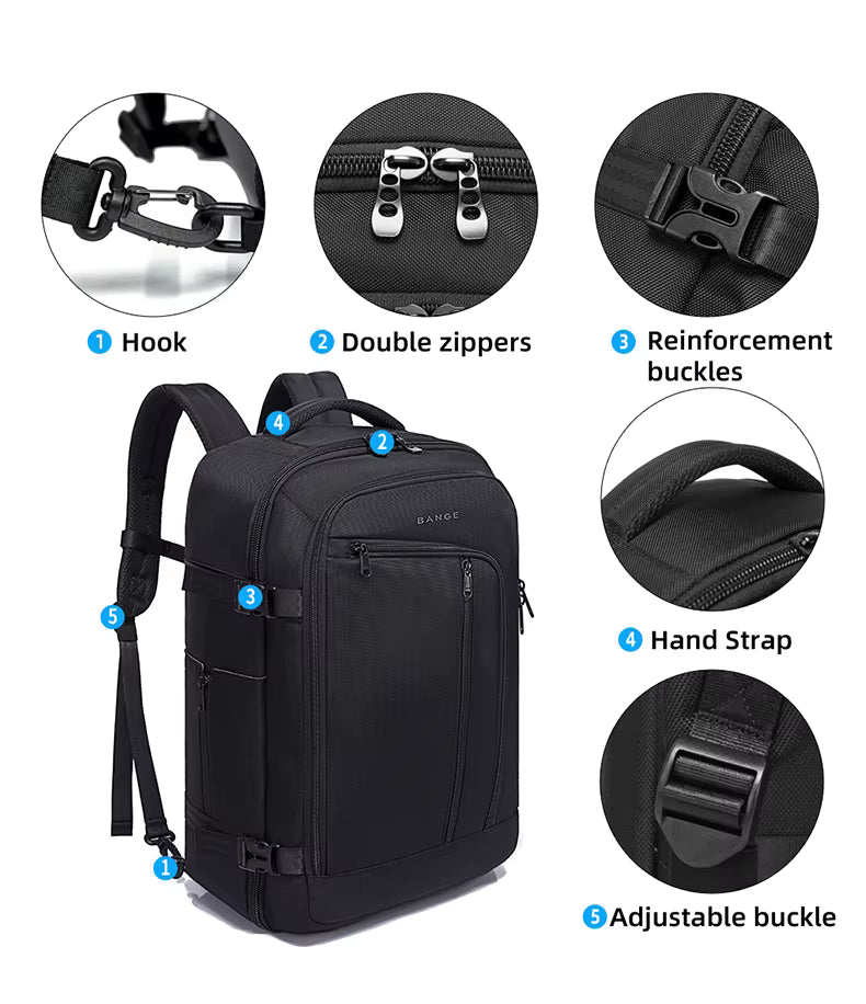Bange 1916 – Laptop Backpack (Black)