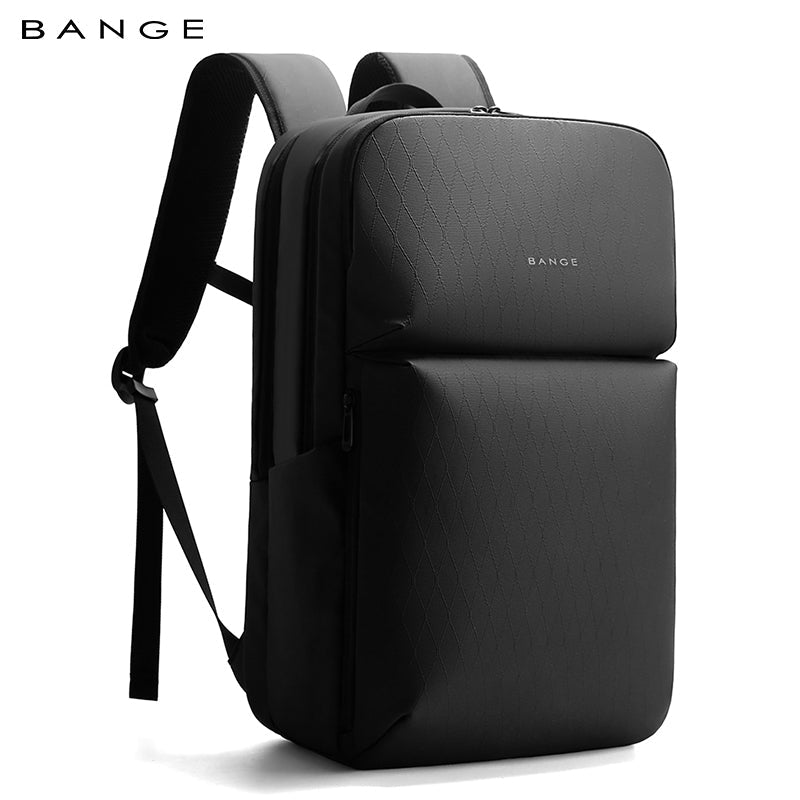 BANGE New Large Capacity Daily 15.6inch Light Waterproof Business Laptop Men Backpack 3065 Black