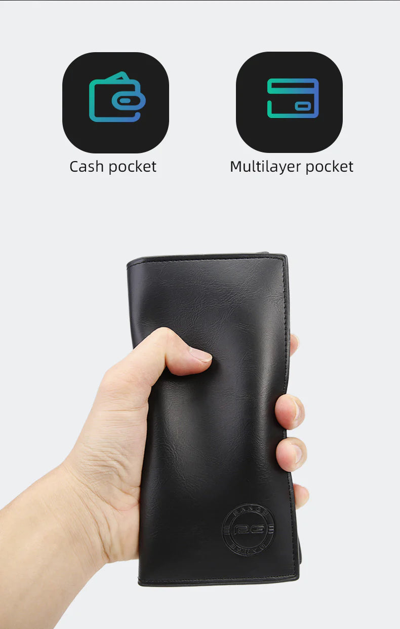 Bange 577-1 – Long Wallet 12 Card Slots (Black)