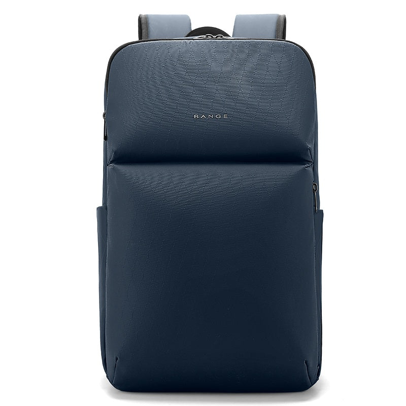 BANGE New  Large Capacity Daily 15.6inch Light Waterproof Business Laptop Men Backpack 3065 Blue