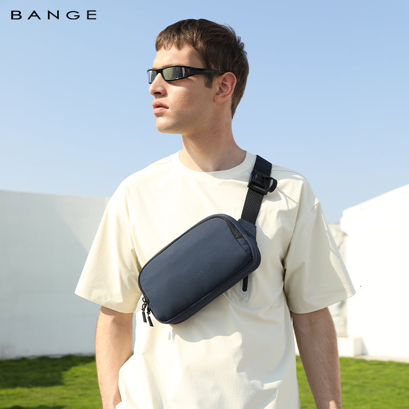 BANGE New Daily Unisex Wholesale Lightweight Cheap Waterproof Custom Men Crossbody Messenger Bag 3097 Yellow