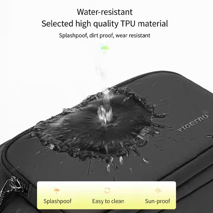 Tigernu Waterproof And Stain Resistant Crossbody Sling Shoulder Bag Model T-S8136 Dark Blue