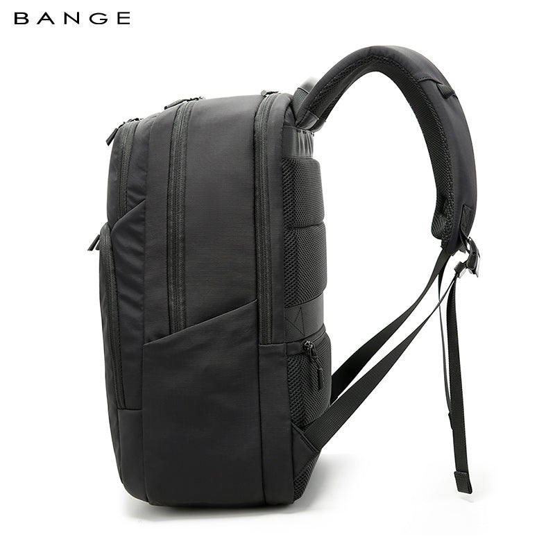 BANGE New Travel Waterproof Soft Lightweight Student Casual Bag Men Laptop Backpack 7839 Grey