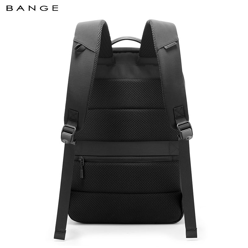 BANGE New Travel Waterproof Soft Lightweight Student Casual Bag Men Laptop Backpack 7839 Grey