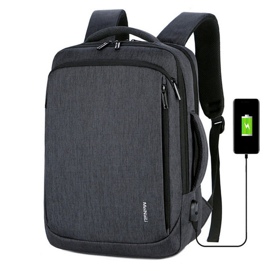 Meinaili 023 – 15.6" Laptop Backpack (Black)
