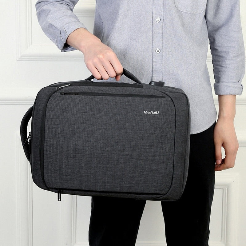 Meinaili 023 – 15.6" Laptop Backpack (Black)