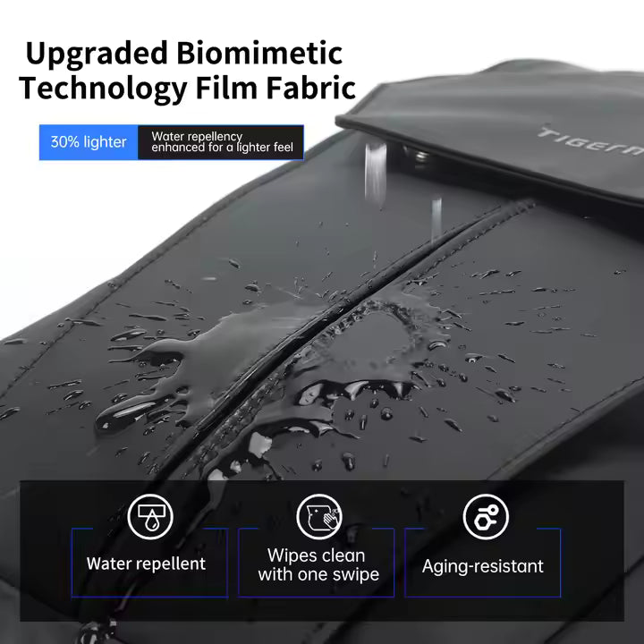 Tigernu Waterproof Crossbody Sling Bag With Tsa Lock Model T-S8889 Black