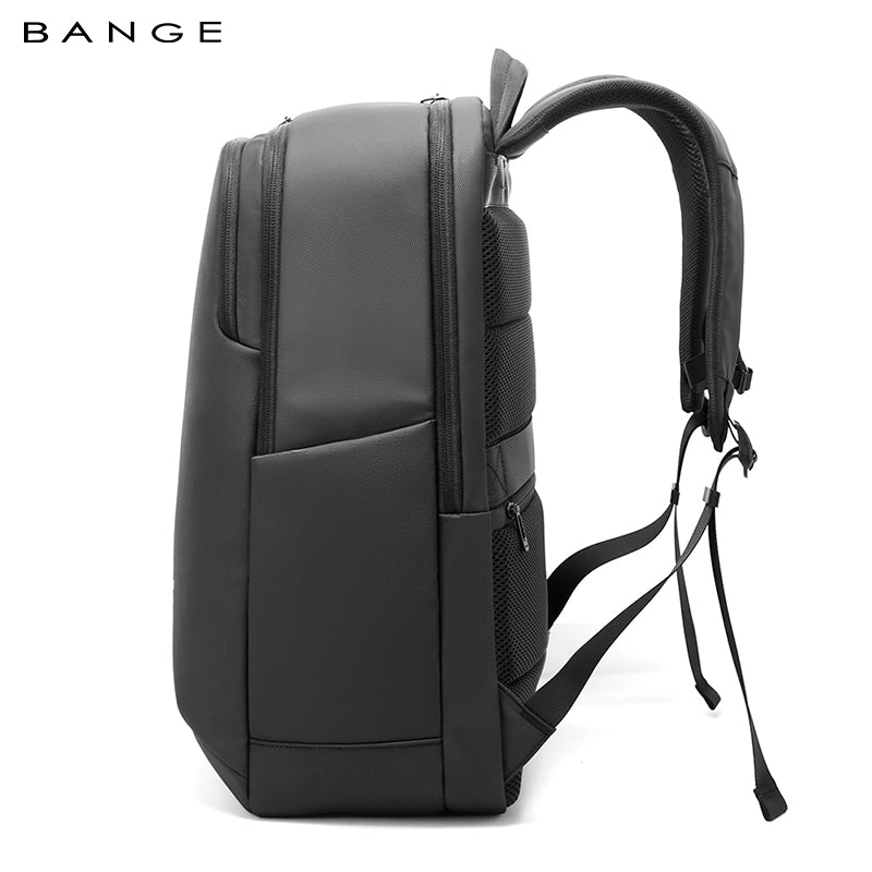 BANGE New Large Capacity Daily 15.6inch Light Waterproof Business Laptop Men Backpack 3068 Grey