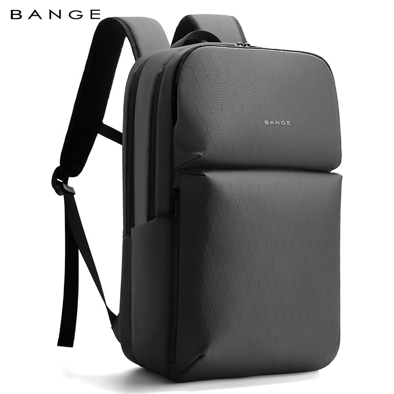 BANGE New  Large Capacity Daily 15.6inch Light Waterproof Business Laptop Men Backpack 3065 Grey