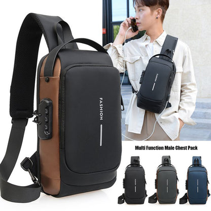 Anti A.AC02 Black x – Sling Crossbody Bag (Gold)