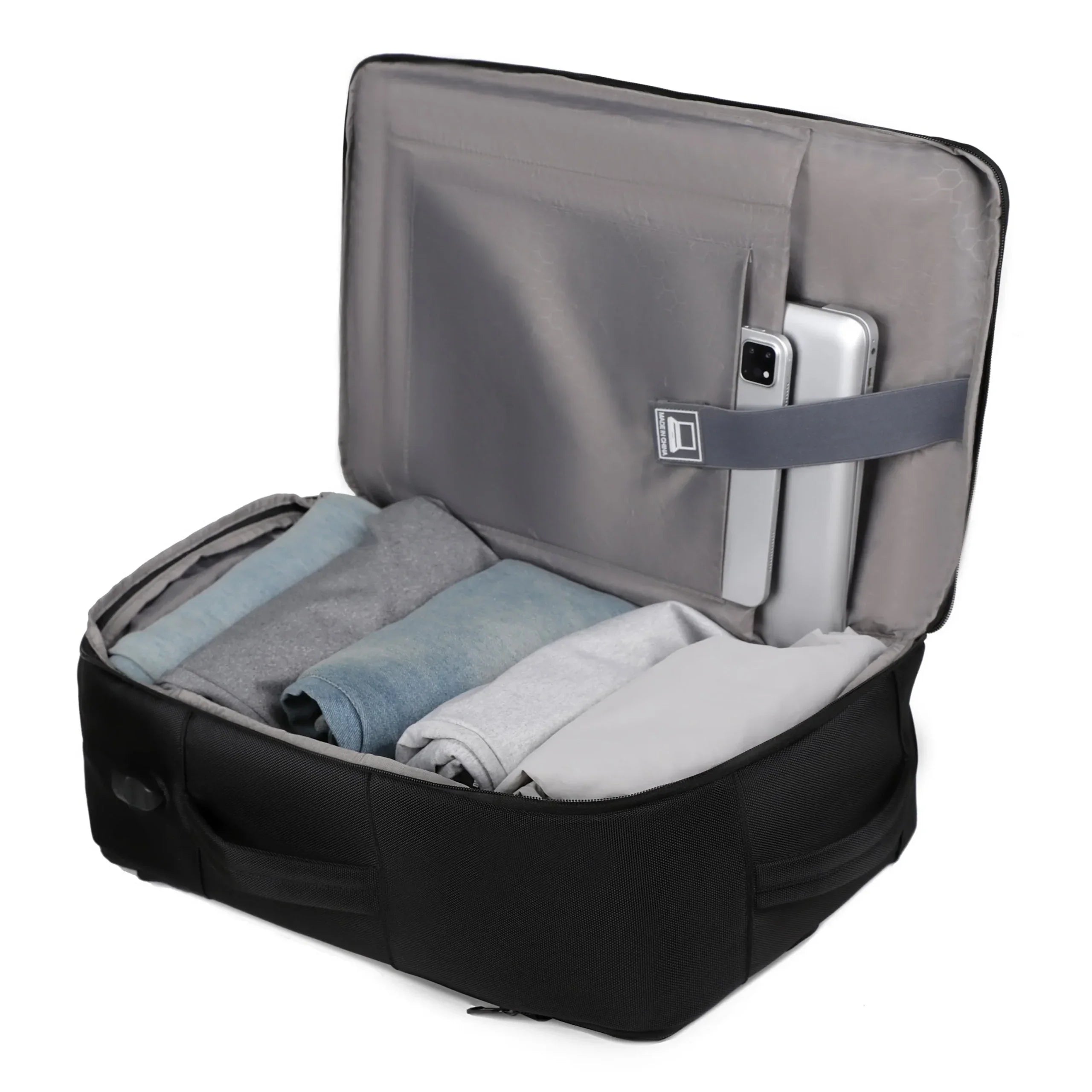 Meinaili 2405 Large Capacity Waterproof Computer Backpack Wet/Dry Separation Business Travel Charging Expansion Feature