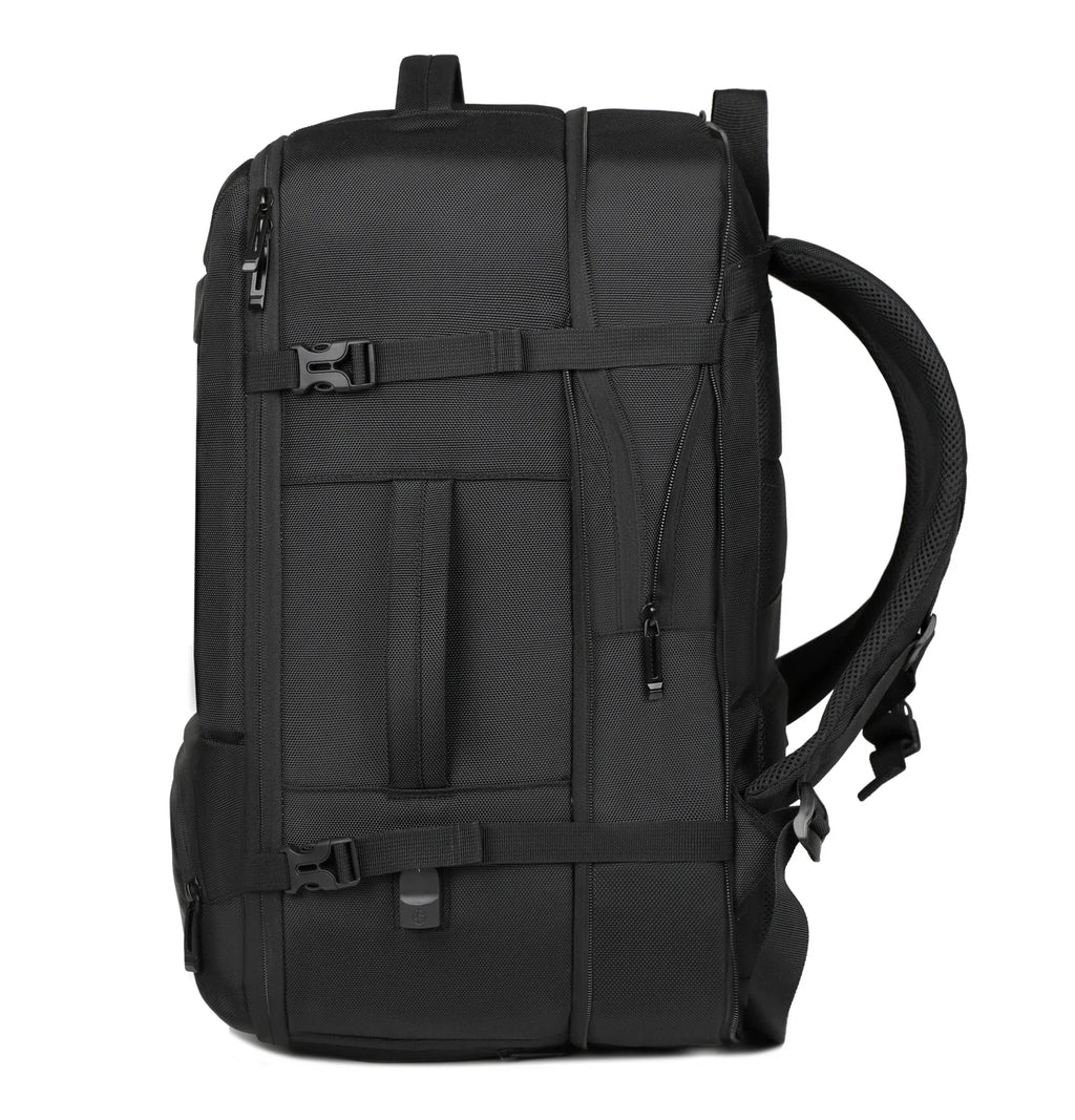 Meinaili 2405 Large Capacity Waterproof Computer Backpack Wet/Dry Separation Business Travel Charging Expansion Feature