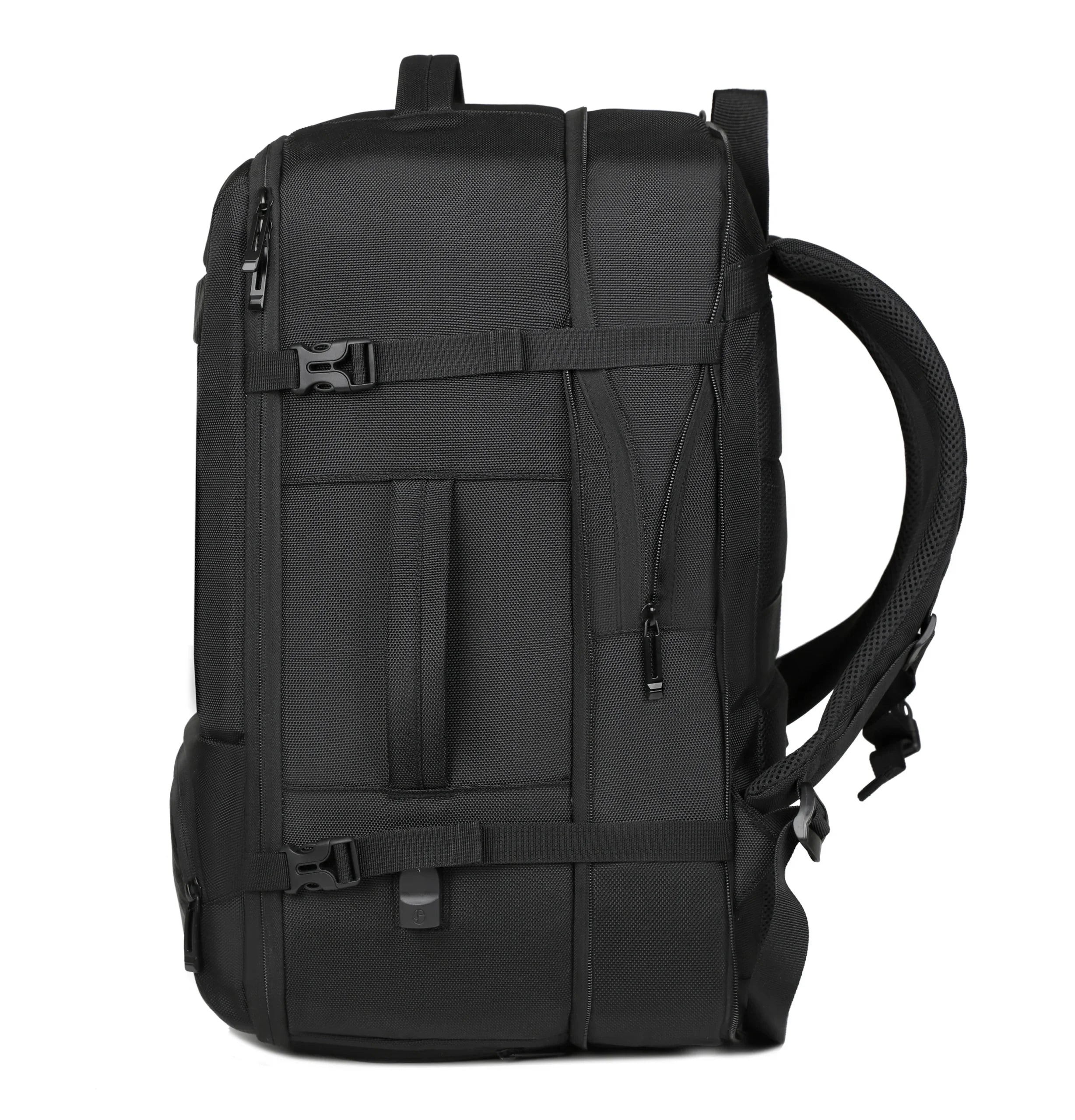 Meinaili 2405 Large Capacity Waterproof Computer Backpack Wet/Dry Separation Business Travel Charging Expansion Feature