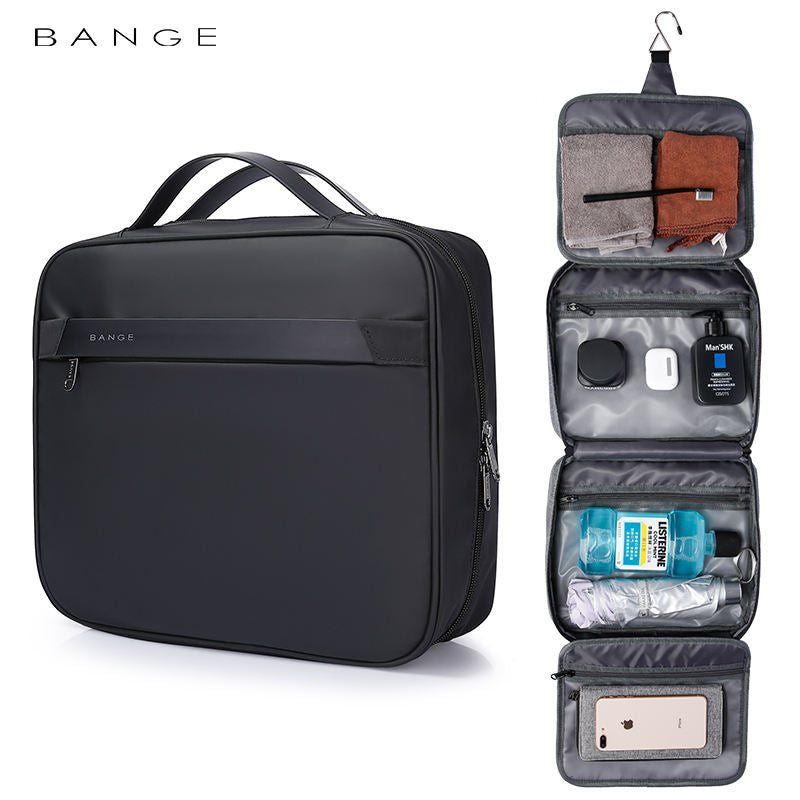 Bange 7529 New Design Waterproof Men Hanging Travel Toiletry Bag Grey