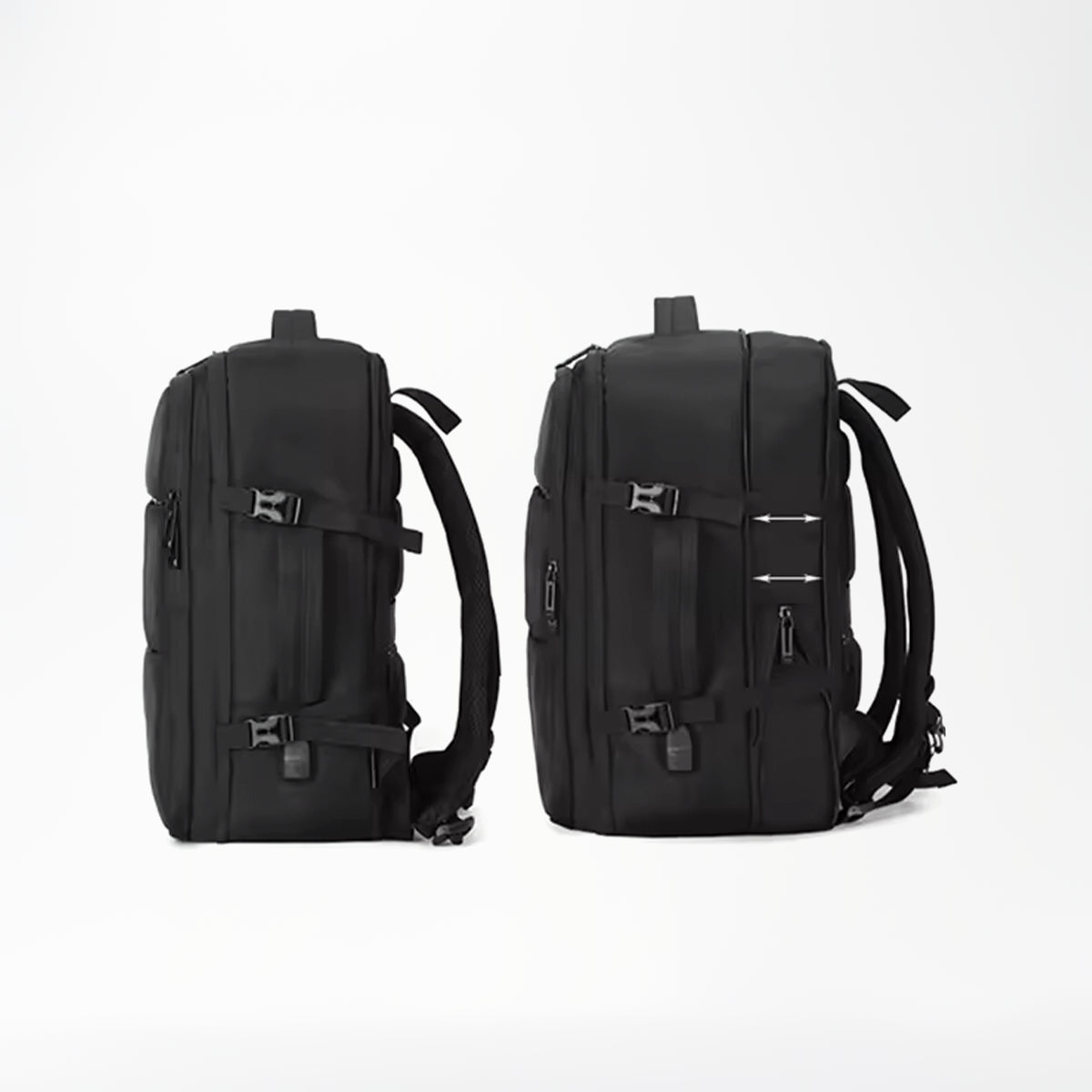 Meinaili 3727 – 40L – Business Luggage Backpack (Black)