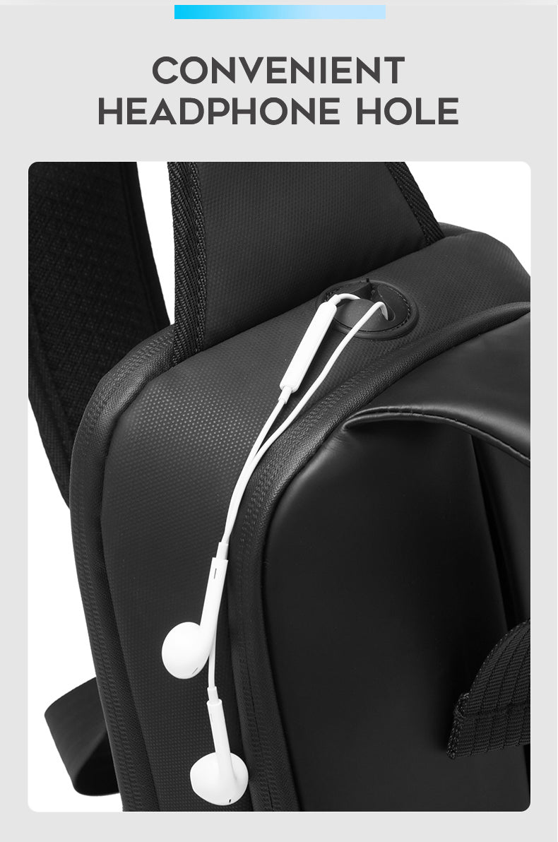 Bange BG 7210 – Sling Crossbody Bag (Black)