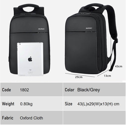 Meinaili 1802 – 15.6" Laptop Backpack (Grey)